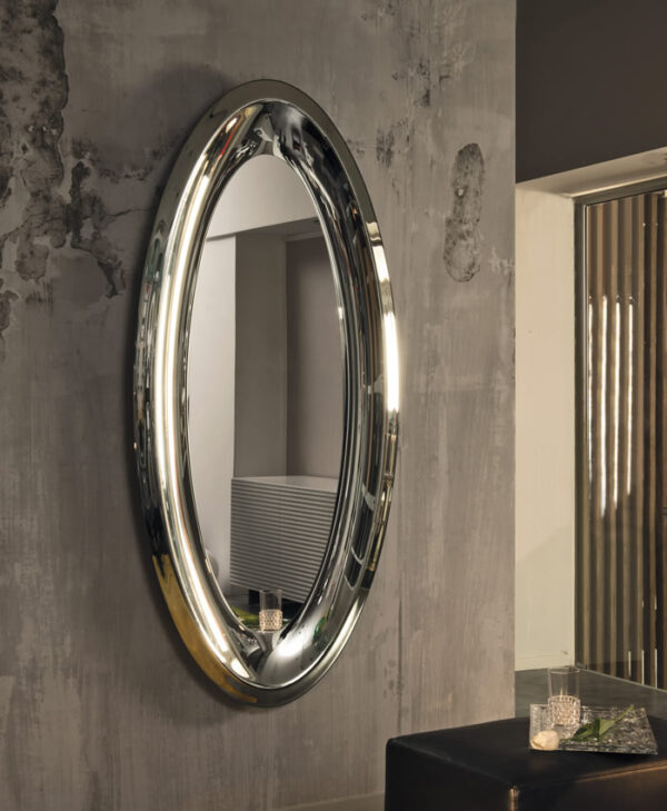 Aqua specchio con cornice specchiante
